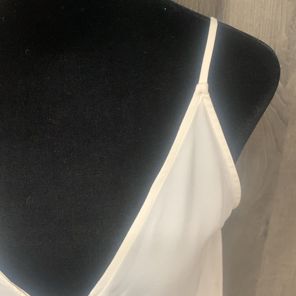 Ann Taylor Loft Outlet Spaghetti Strap Sheer Tank To With Front Buttons Size XS - Picture 5 of 10